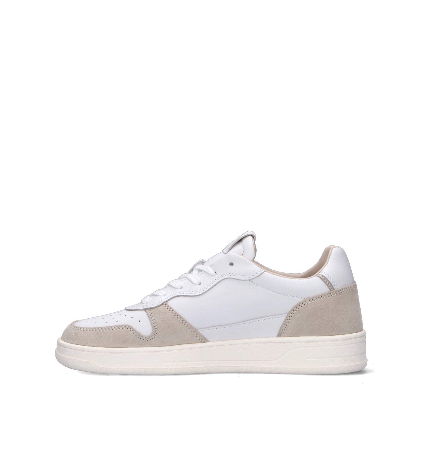 D.A.T.E. Sneaker uomo bianca in pelle