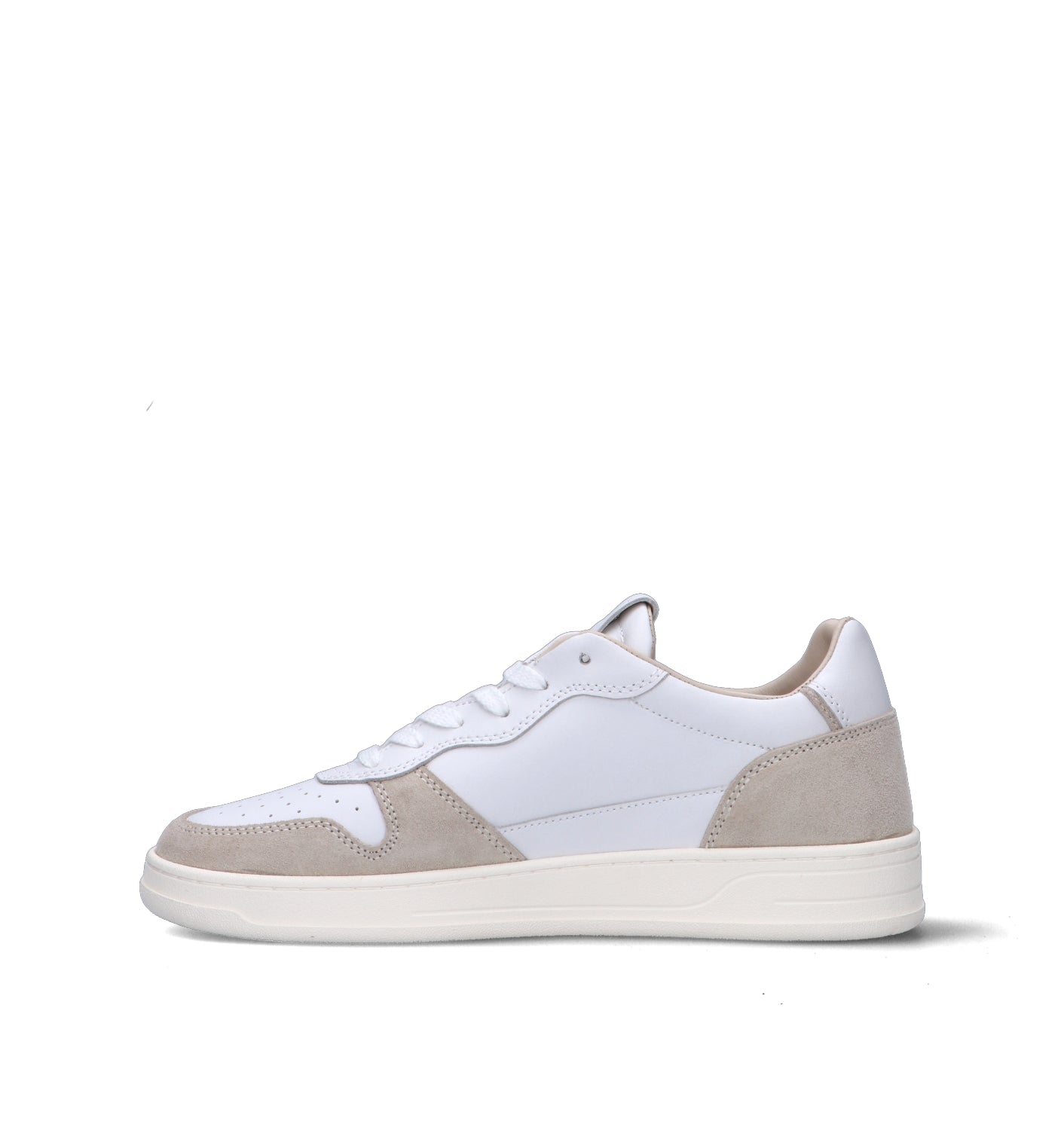 D.A.T.E. Sneaker uomo bianca in pelle