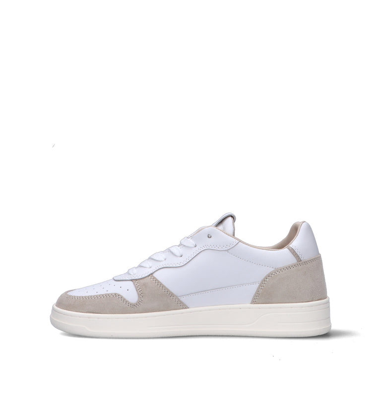 D.A.T.E. Sneaker uomo bianca in pelle