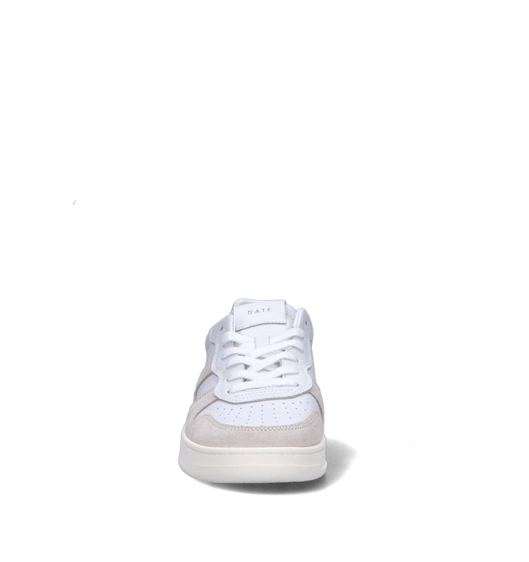 D.A.T.E. Sneaker uomo bianca in pelle