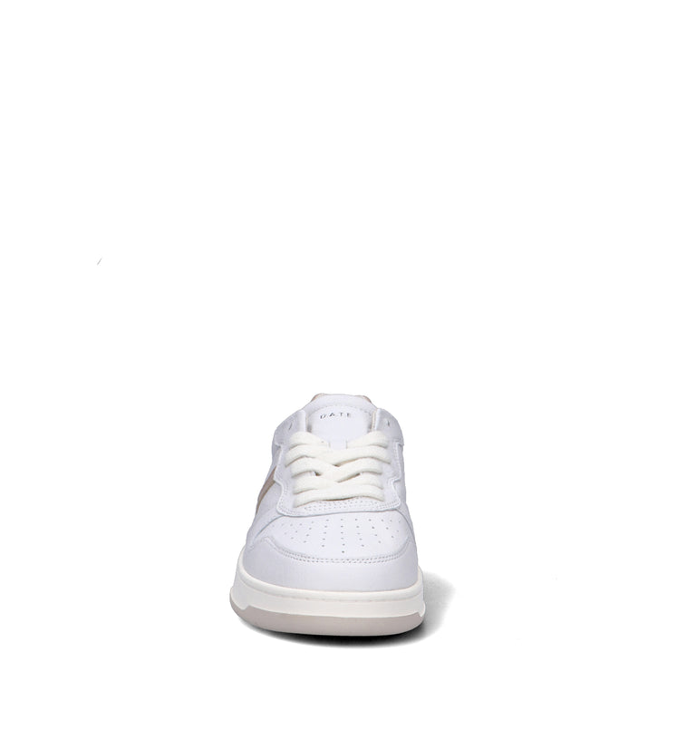 D.A.T.E. Sneaker uomo bianca in pelle