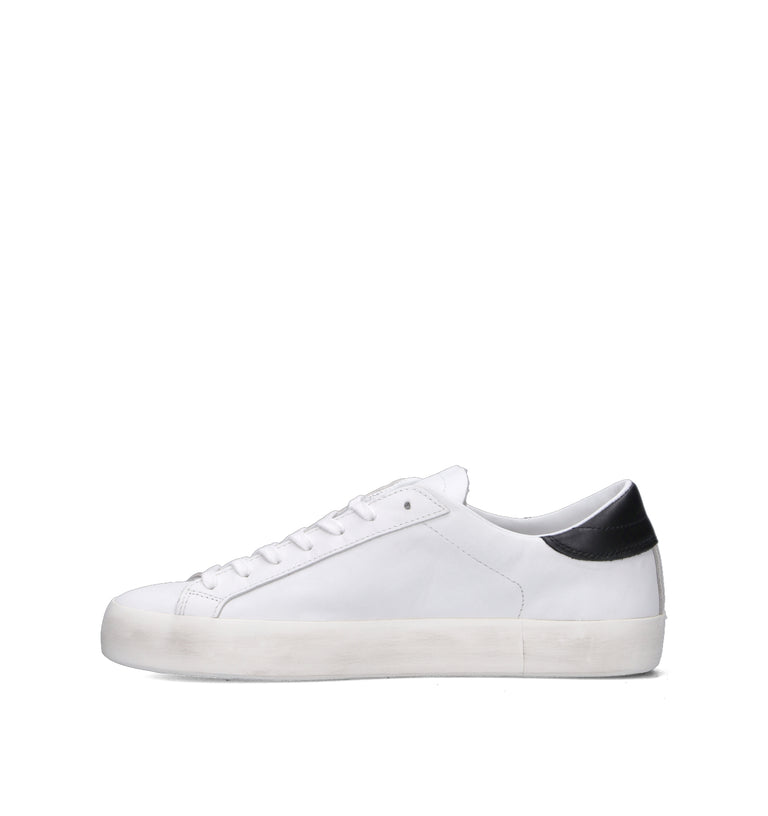 D.A.T.E. Sneaker uomo bianca/nera in pelle