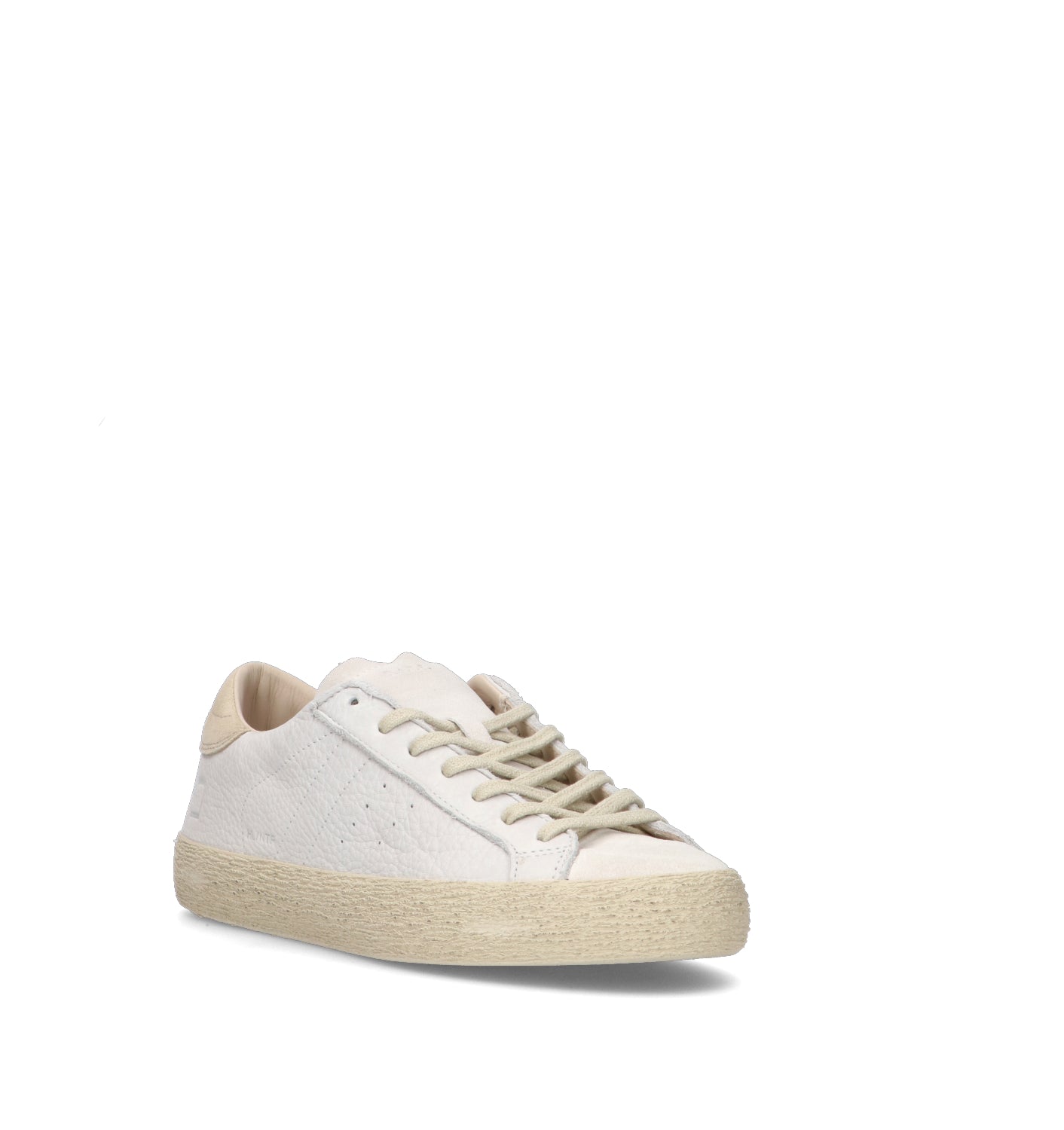 D.A.T.E. Sneaker uomo bianca in pelle