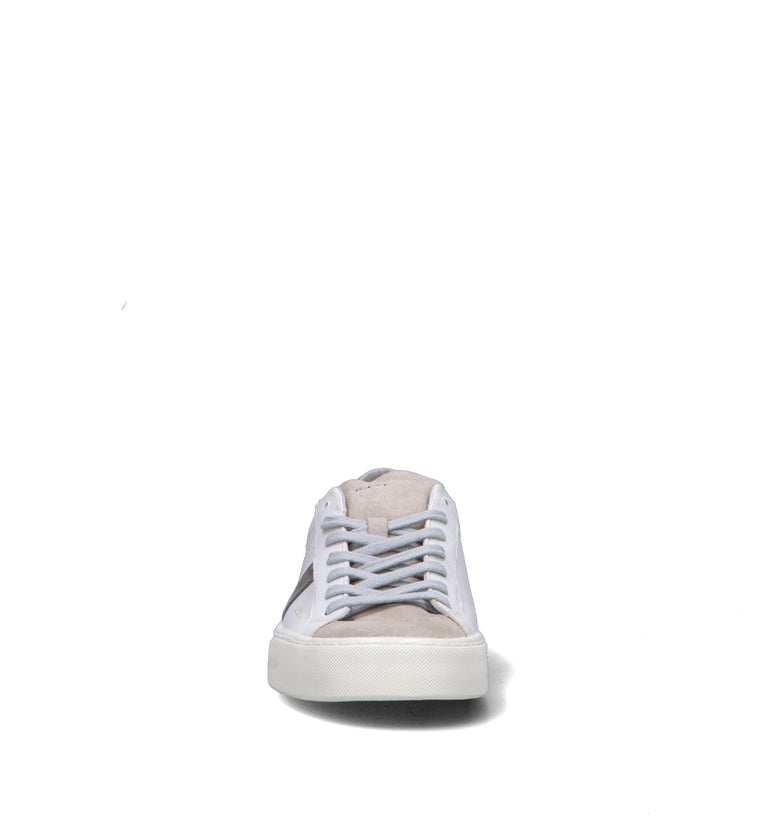 D.A.T.E. Sneaker uomo bianca/blu in pelle