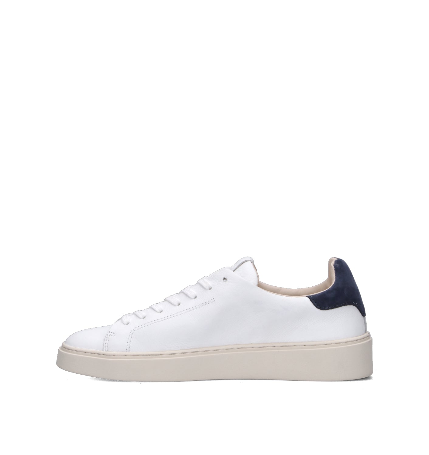 D.A.T.E. Sneaker uomo bianca/blu in pelle