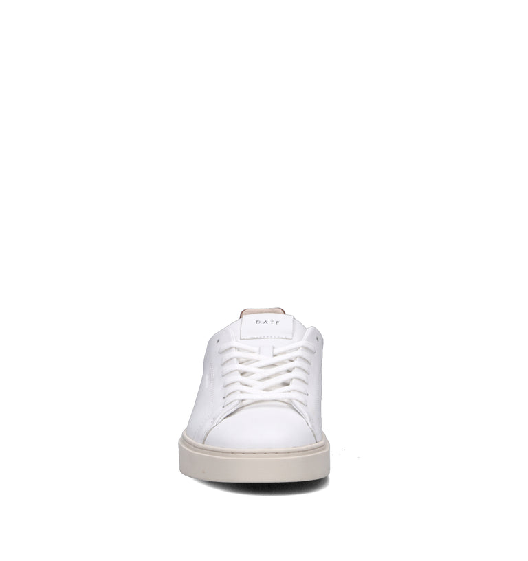 D.A.T.E. Sneaker uomo bianca/cuoio in pelle