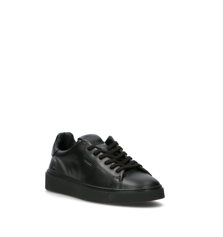 D.A.T.E. Sneaker uomo nera in pelle