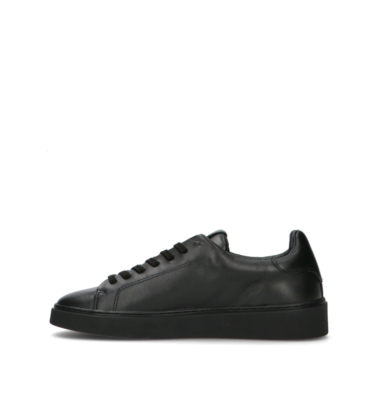 D.A.T.E. Sneaker uomo nera in pelle