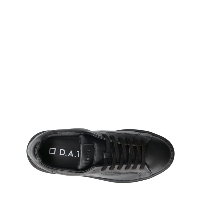 D.A.T.E. Sneaker uomo nera in pelle