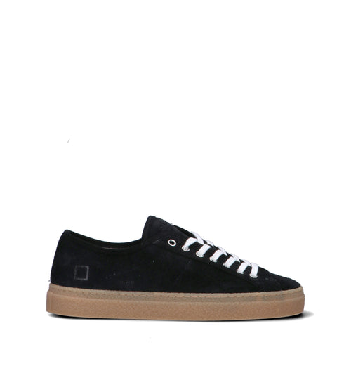 D.A.T.E. Sneaker uomo nera in suede