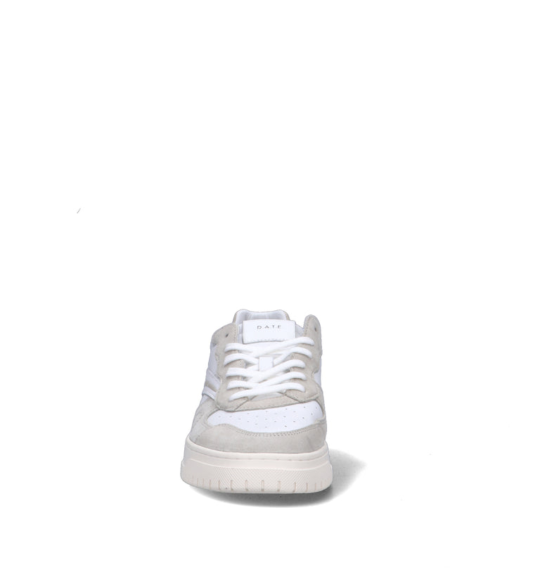 D.A.T.E. Sneaker uomo bianca in pelle