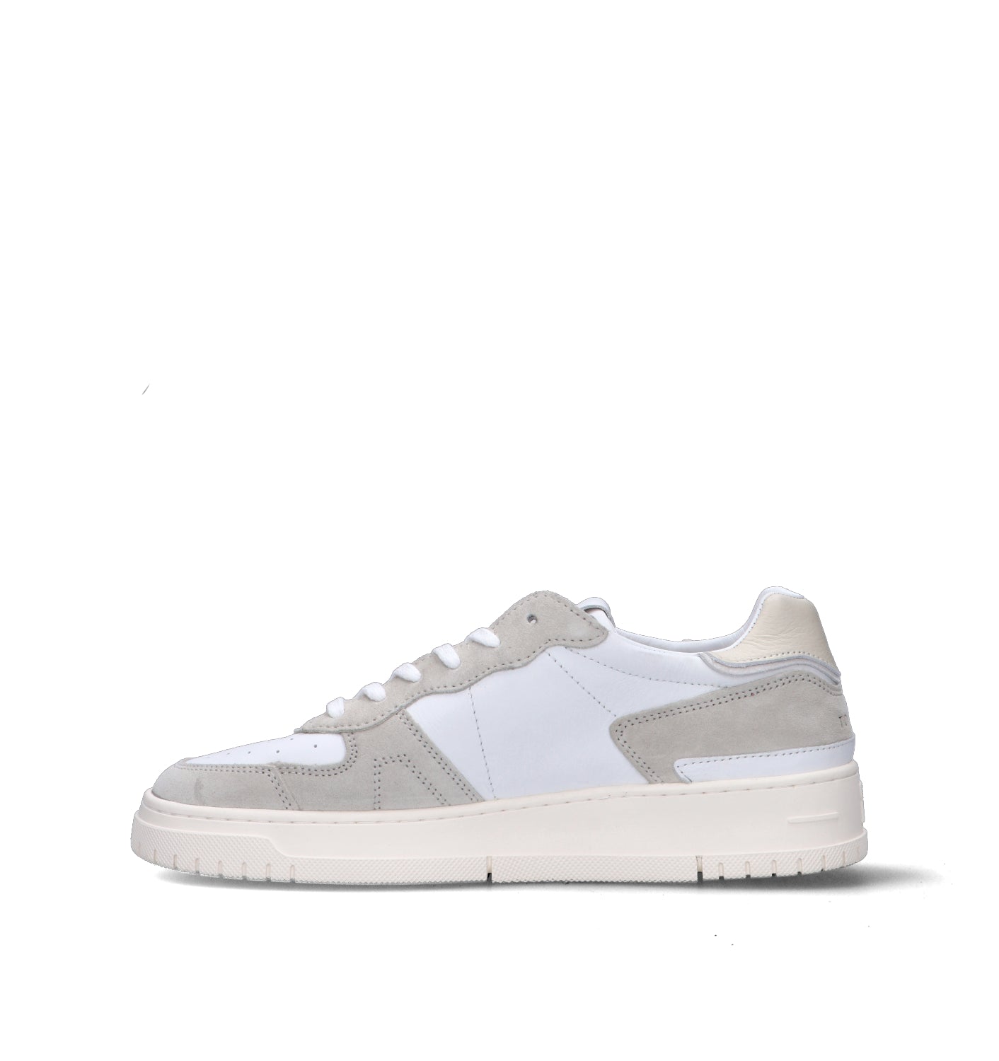 D.A.T.E. Sneaker uomo bianca in pelle
