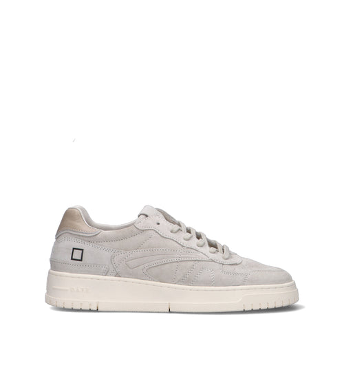 D.A.T.E. Sneaker uomo beige in suede