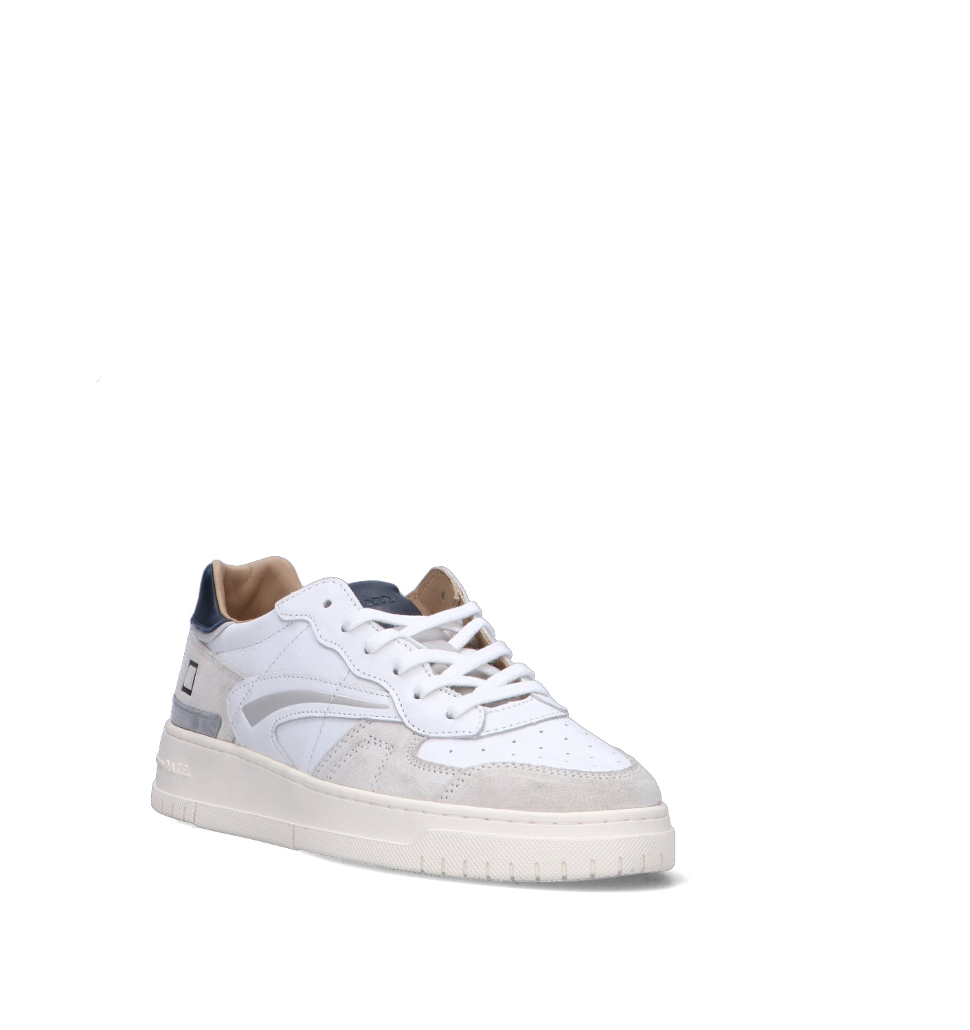 D.A.T.E. Sneaker uomo bianca in pelle