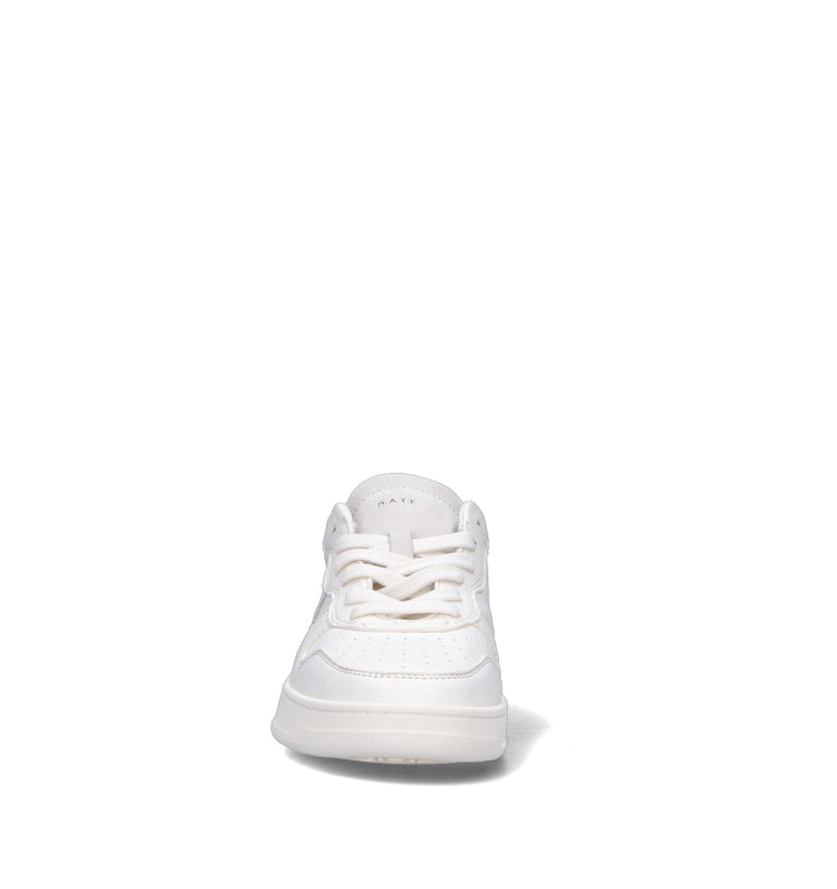 D.A.T.E. Sneaker uomo bianca in pelle