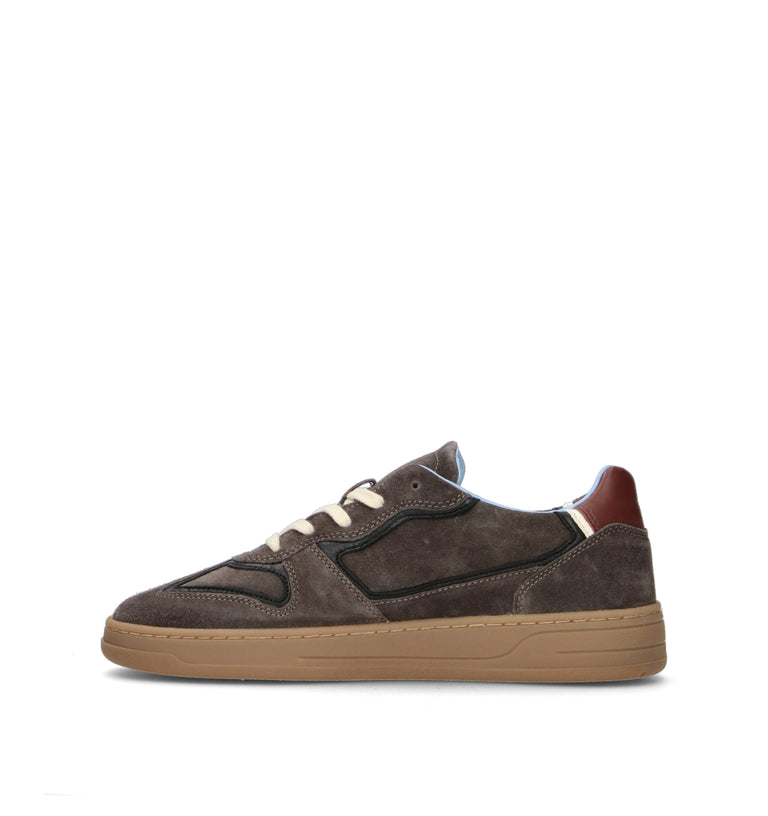 D.A.T.E. Sneaker uomo grigia in suede