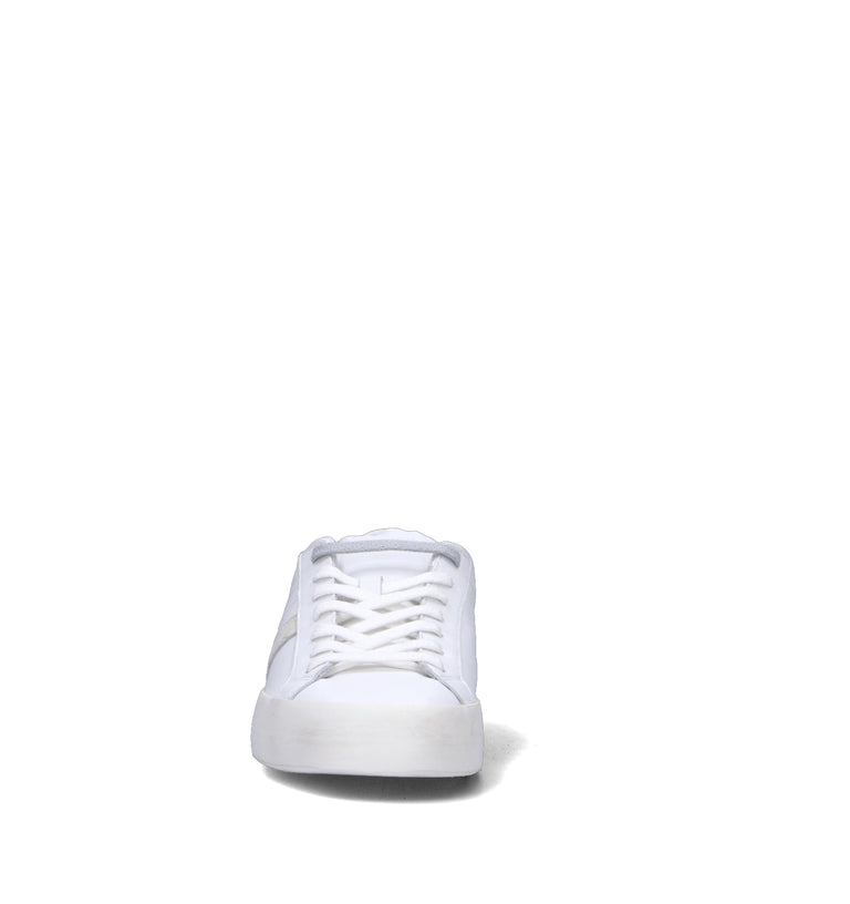 D.A.T.E. Sneaker uomo bianca in pelle