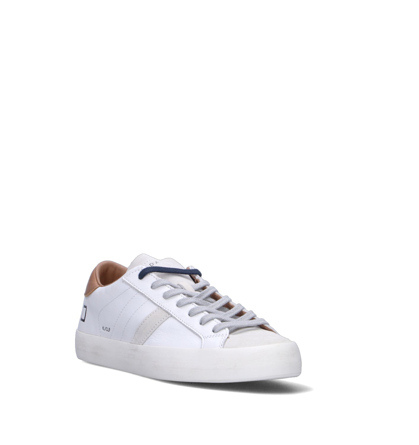 D.A.T.E. Sneaker uomo bianca in pelle