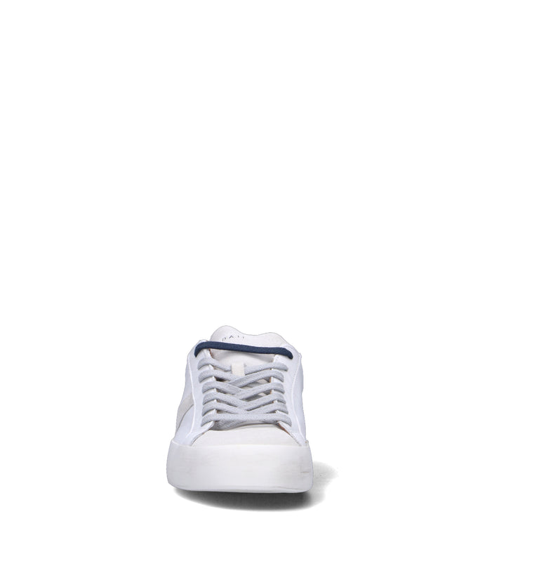 D.A.T.E. Sneaker uomo bianca in pelle