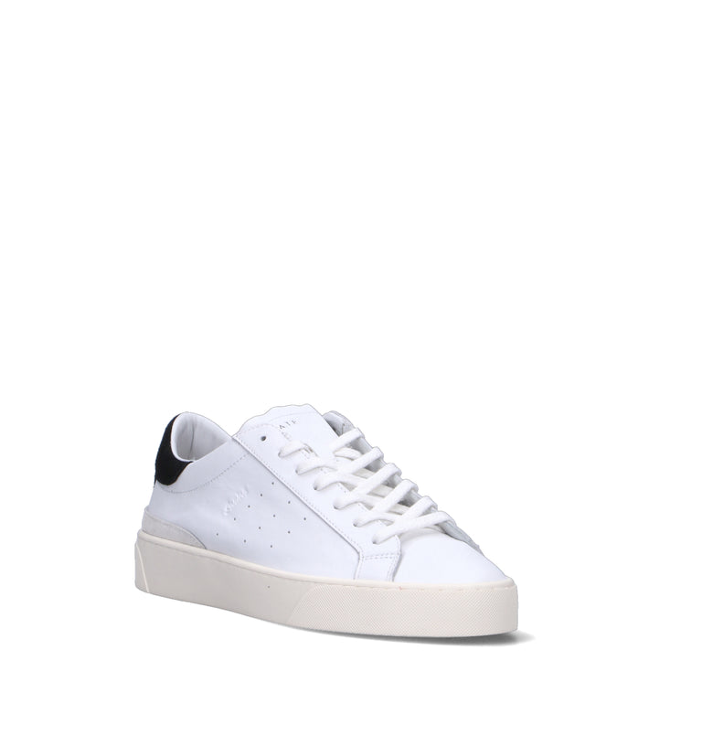 D.A.T.E. Sneaker uomo bianca/nera in pelle