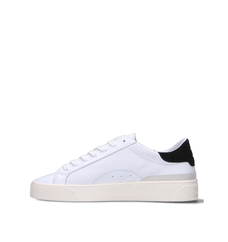 D.A.T.E. Sneaker uomo bianca/nera in pelle