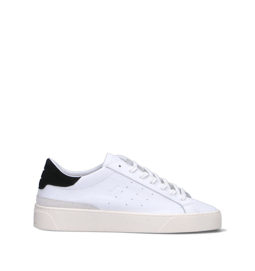 D.A.T.E. Sneaker uomo bianca/nera in pelle
