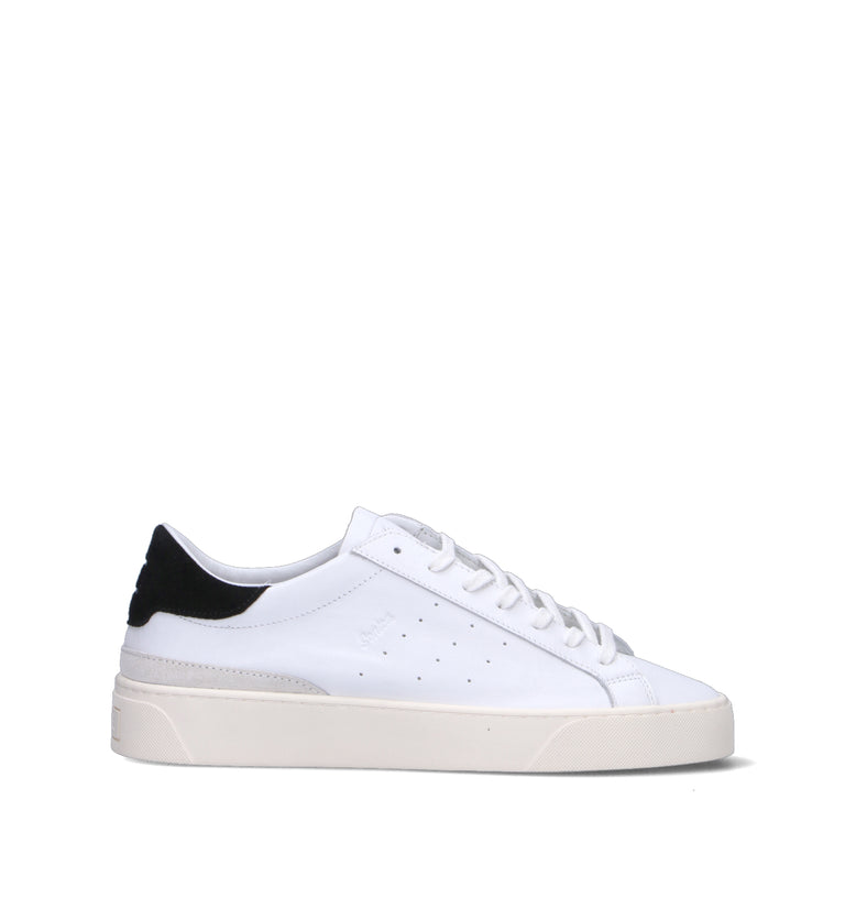 D.A.T.E. Sneaker uomo bianca/nera in pelle