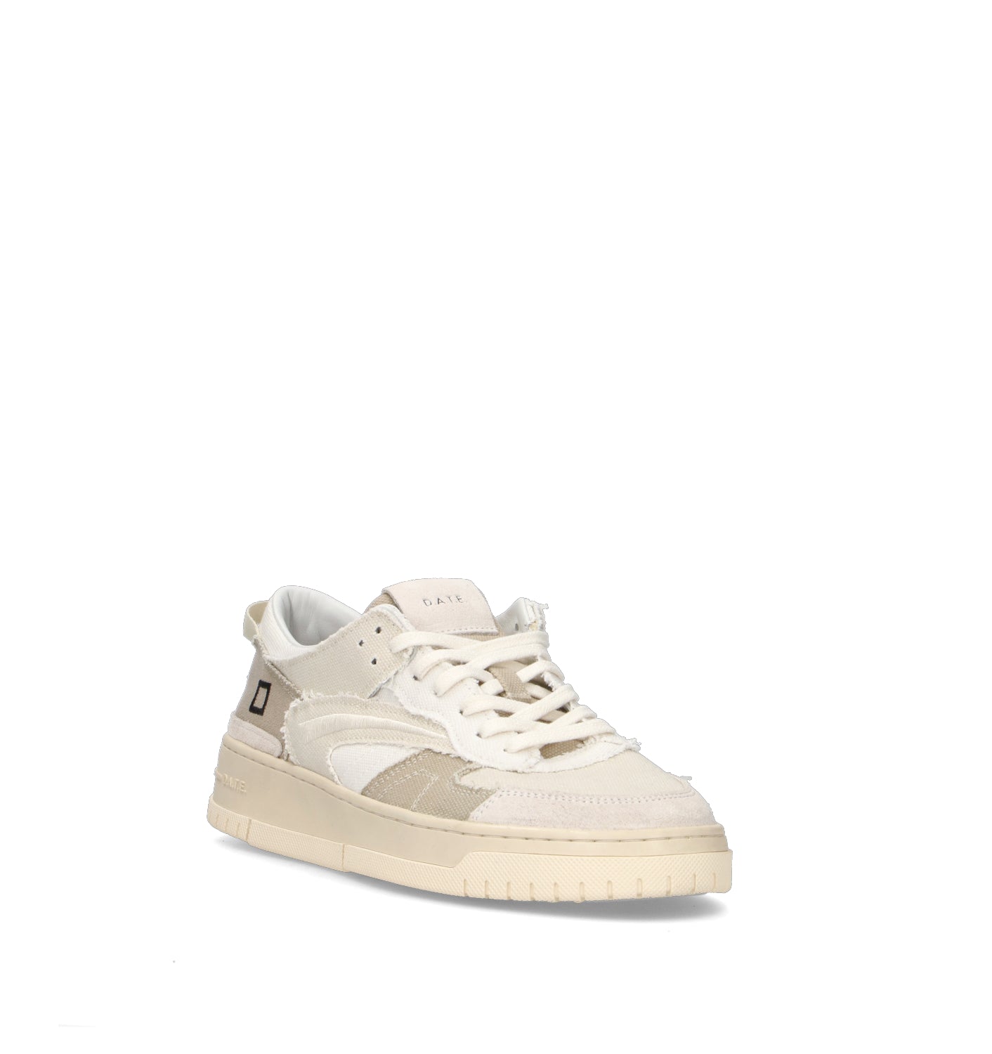 D.A.T.E. Sneaker uomo bianca/panna