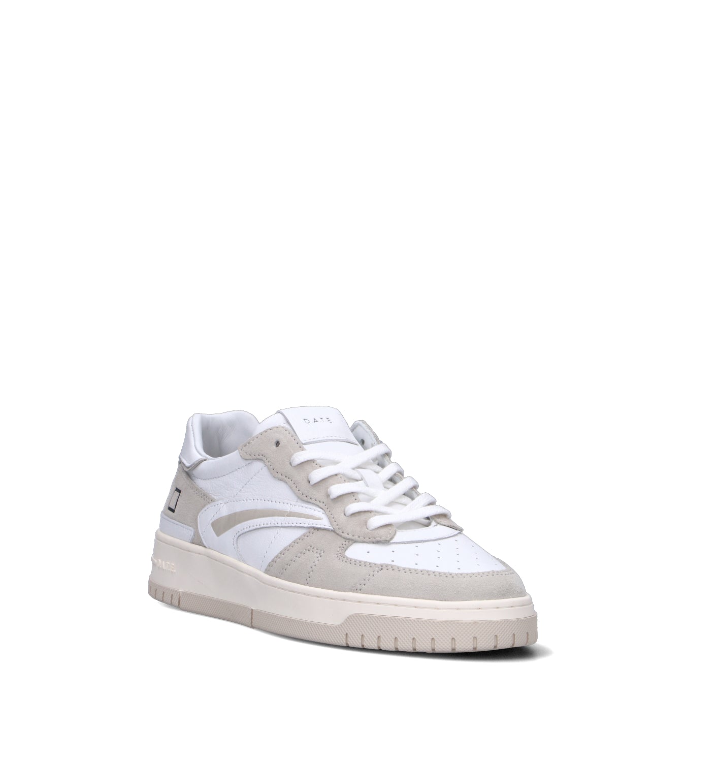 D.A.T.E. Sneaker uomo bianca in pelle