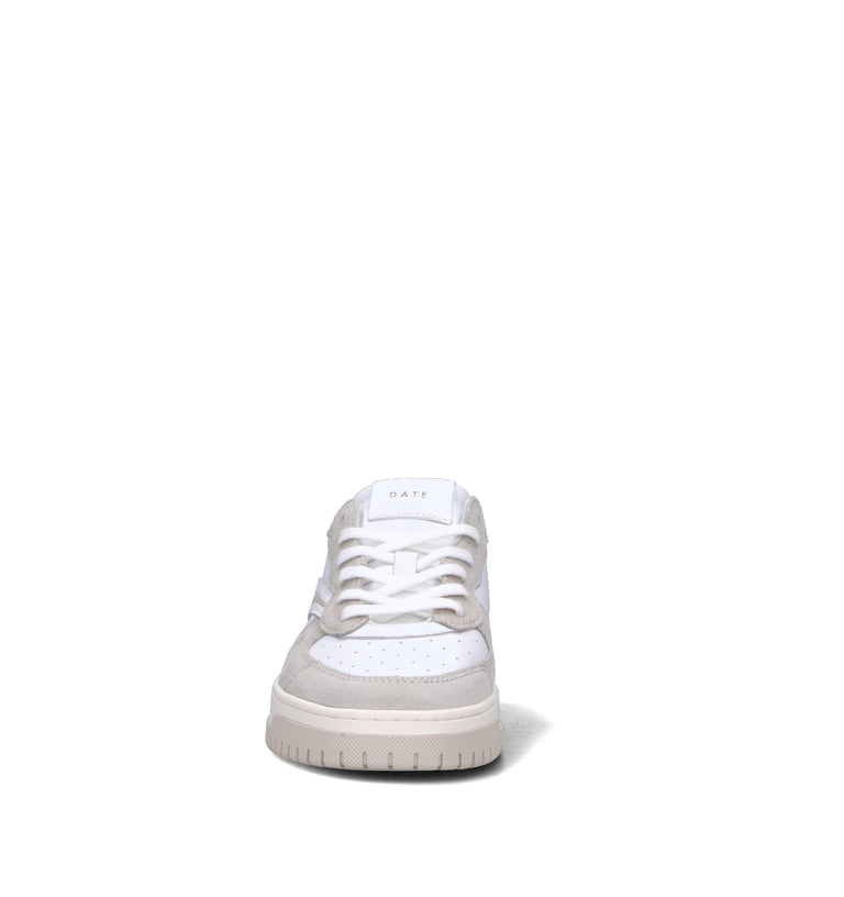 D.A.T.E. Sneaker uomo bianca in pelle