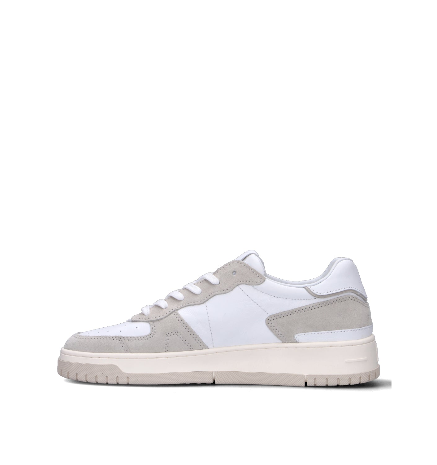D.A.T.E. Sneaker uomo bianca in pelle