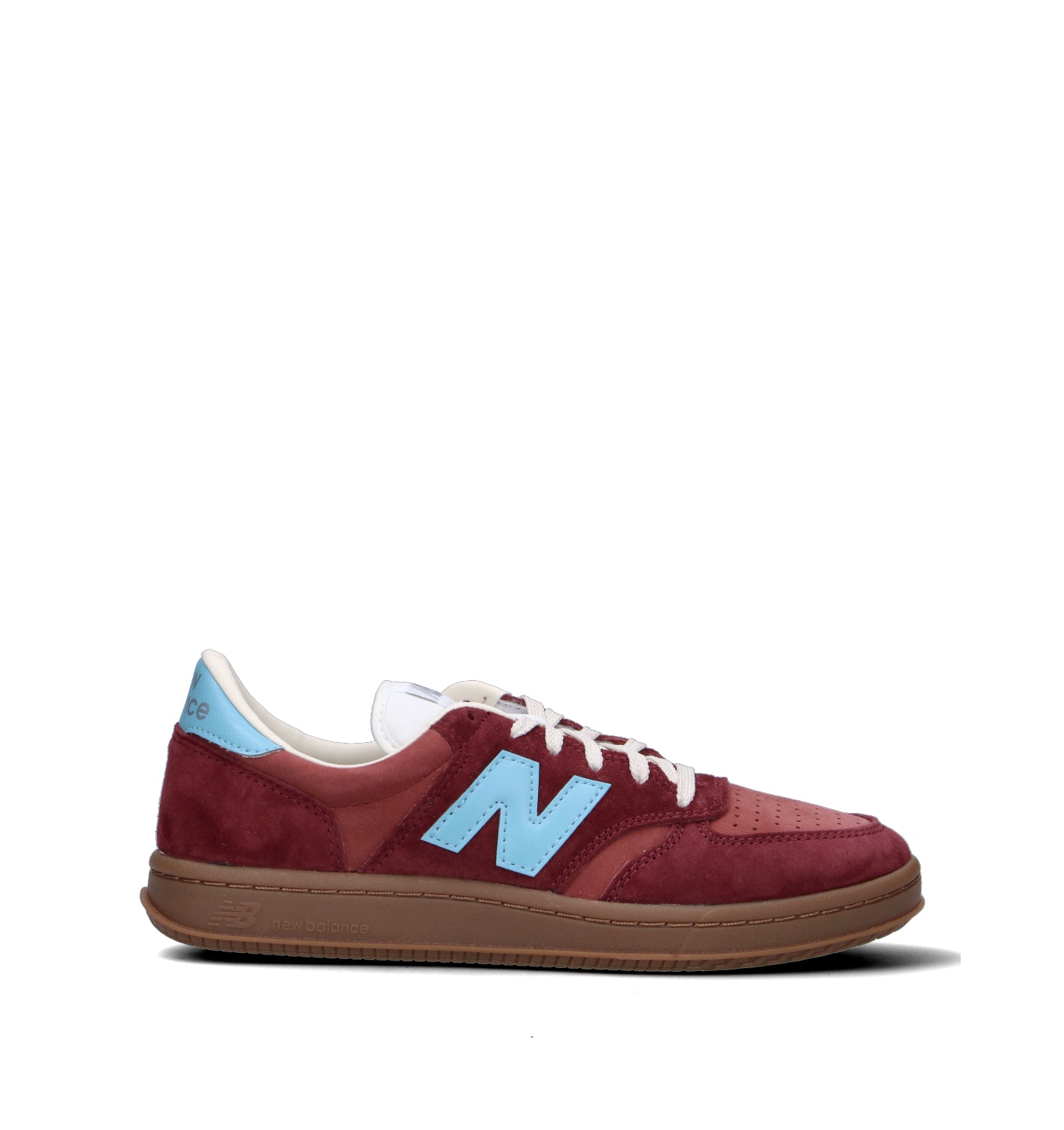 NEW BALANCE T500 Sneaker uomo bordeaux in pelle