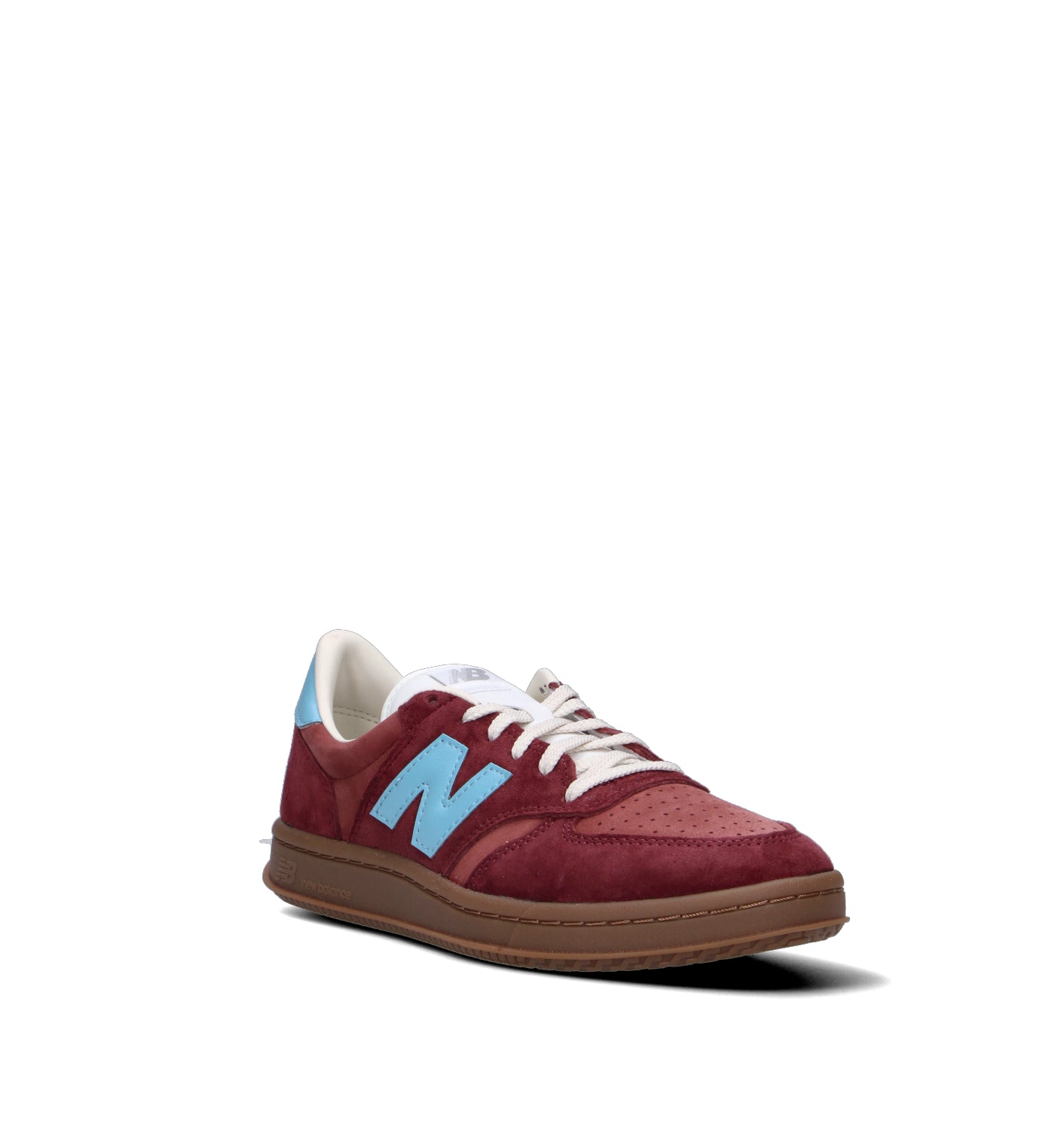 NEW BALANCE T500 Sneaker uomo bordeaux in pelle