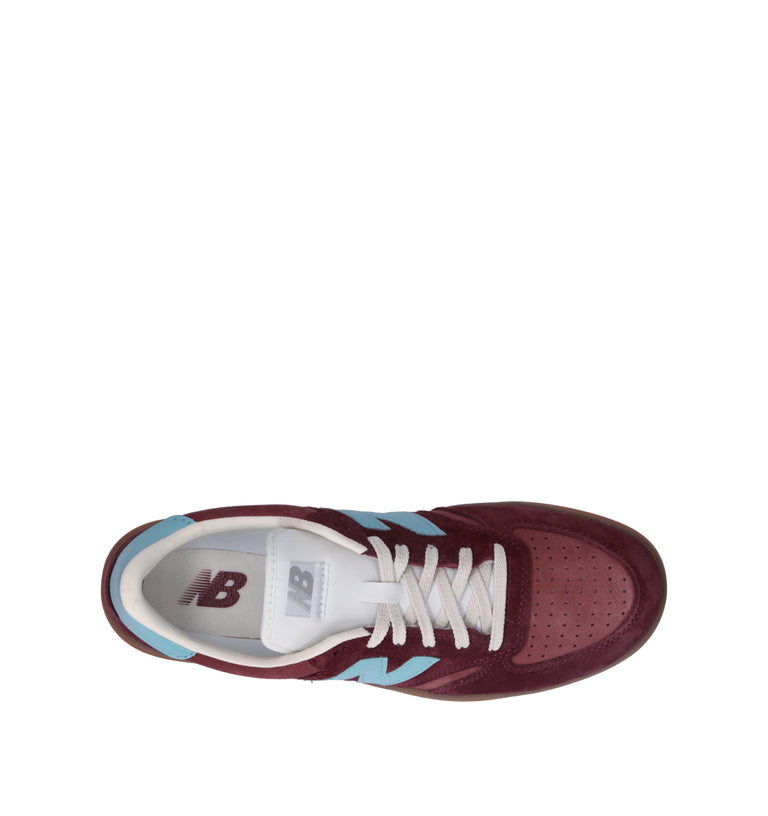 NEW BALANCE T500 Sneaker uomo bordeaux in pelle