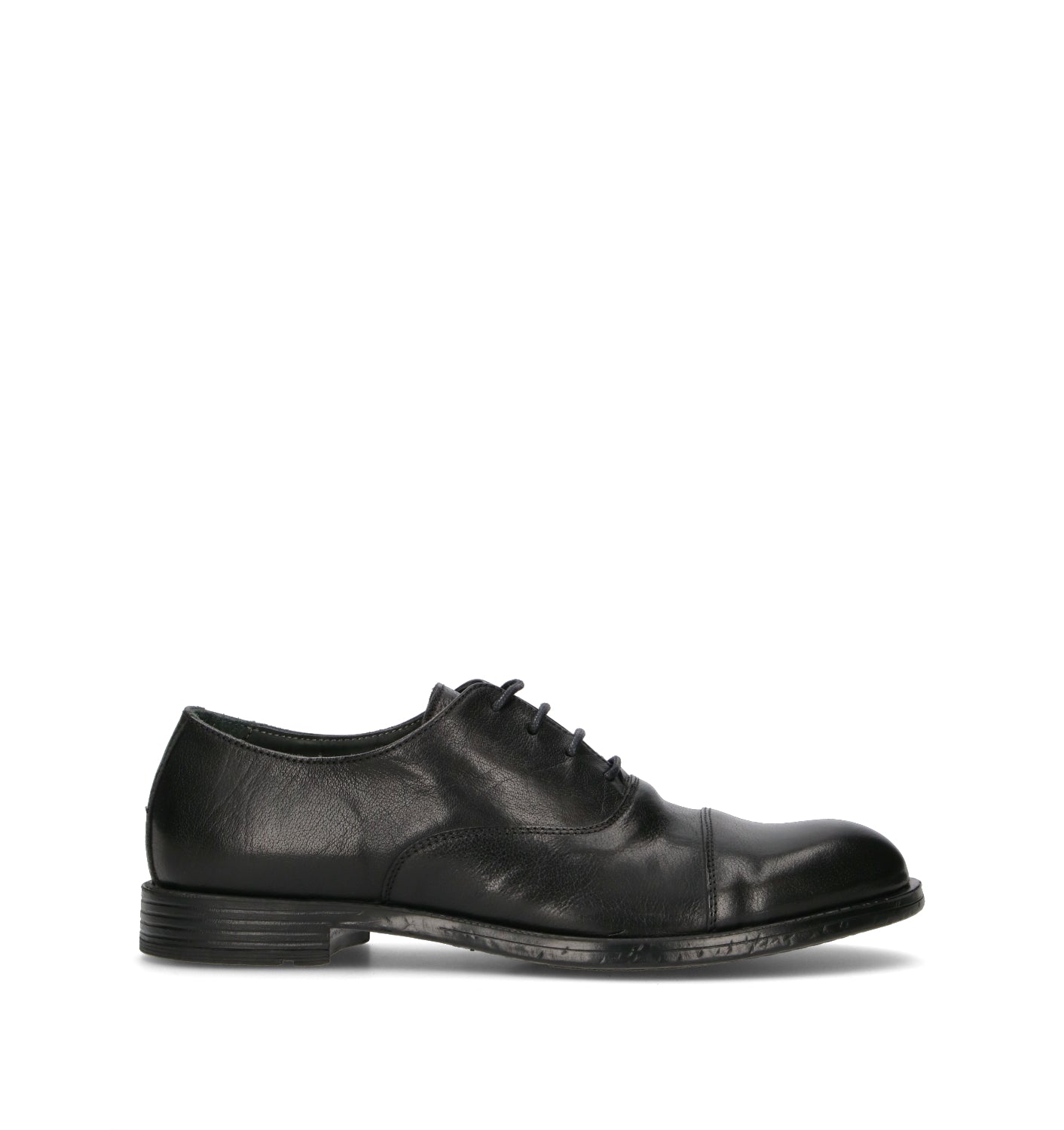 HUNDRED 100 Stringata uomo nera in pelle