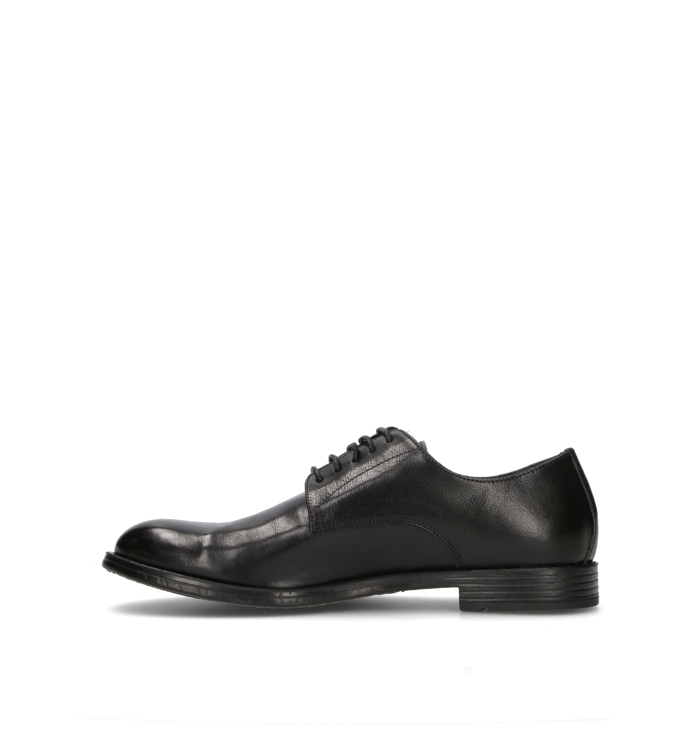 HUNDRED 100 Stringata uomo nera in pelle