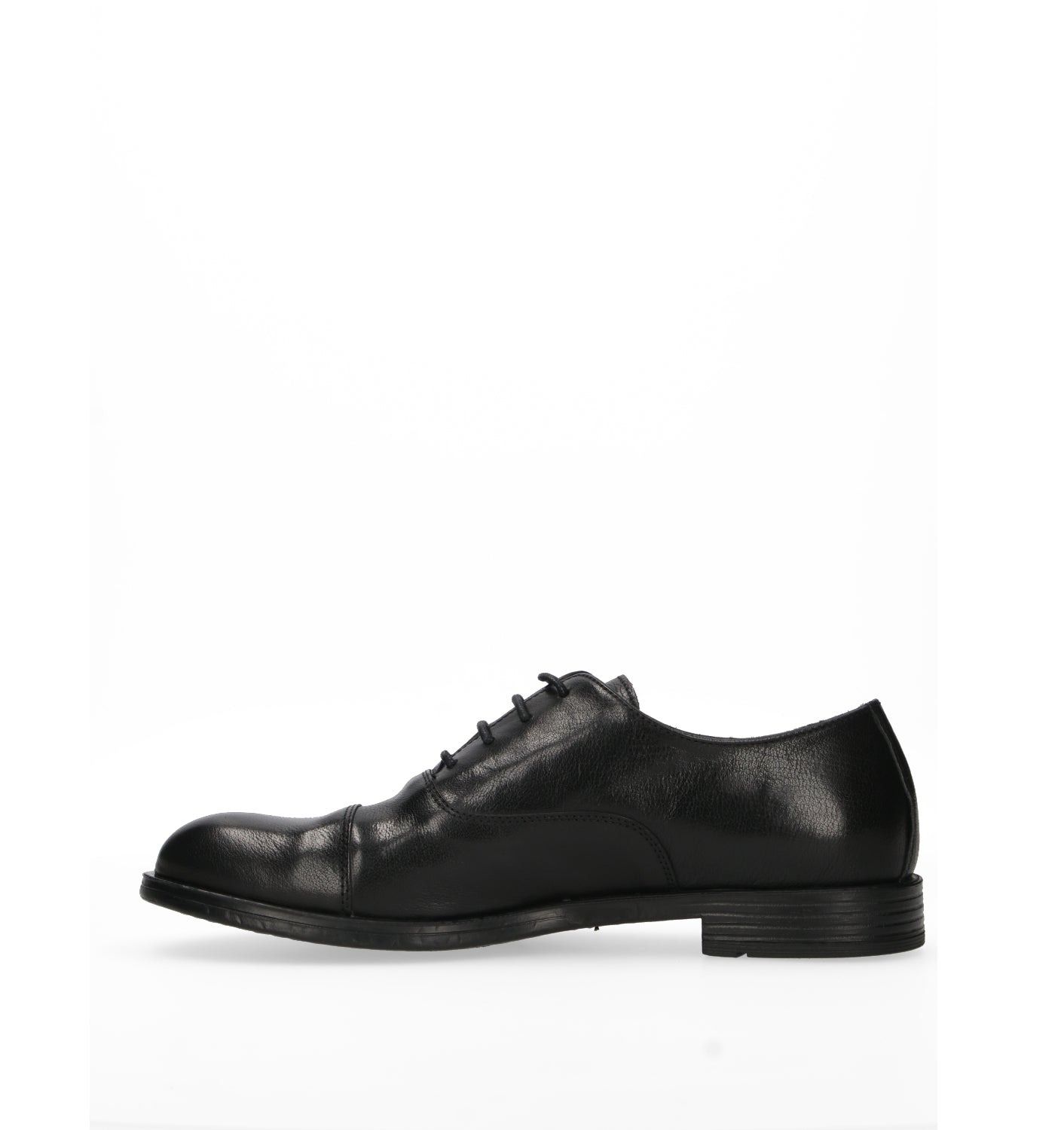 HUNDRED 100 Stringata uomo nera in pelle