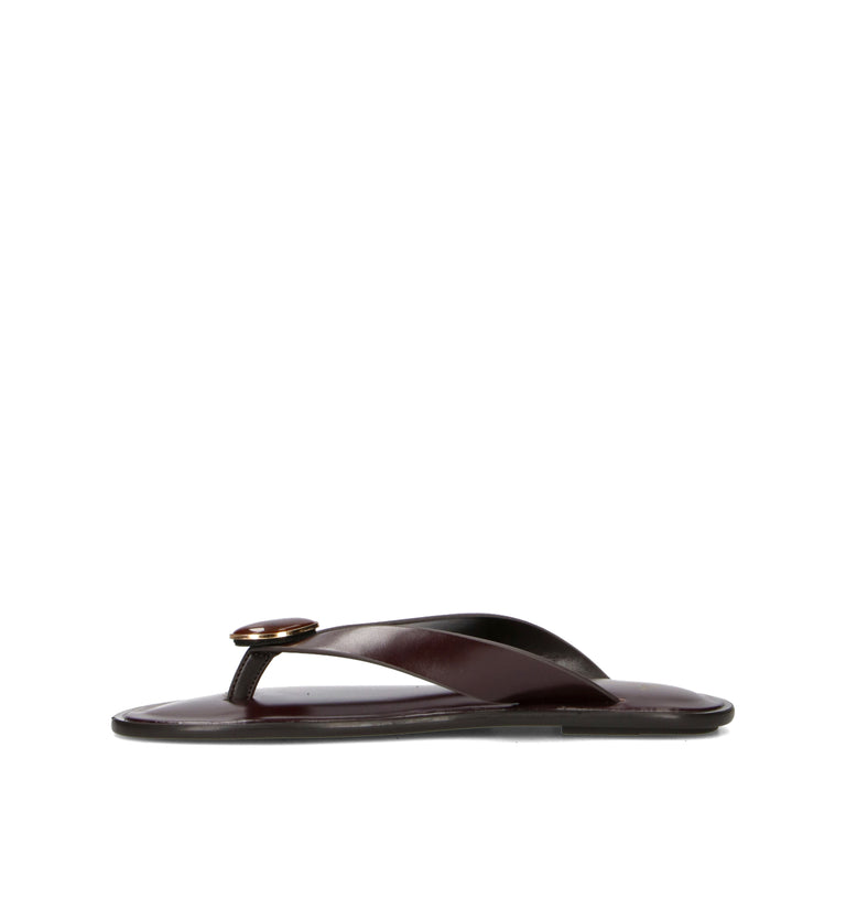 A.ENNIE Ciabatta donna burgundy