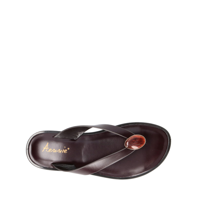 A.ENNIE Ciabatta donna burgundy
