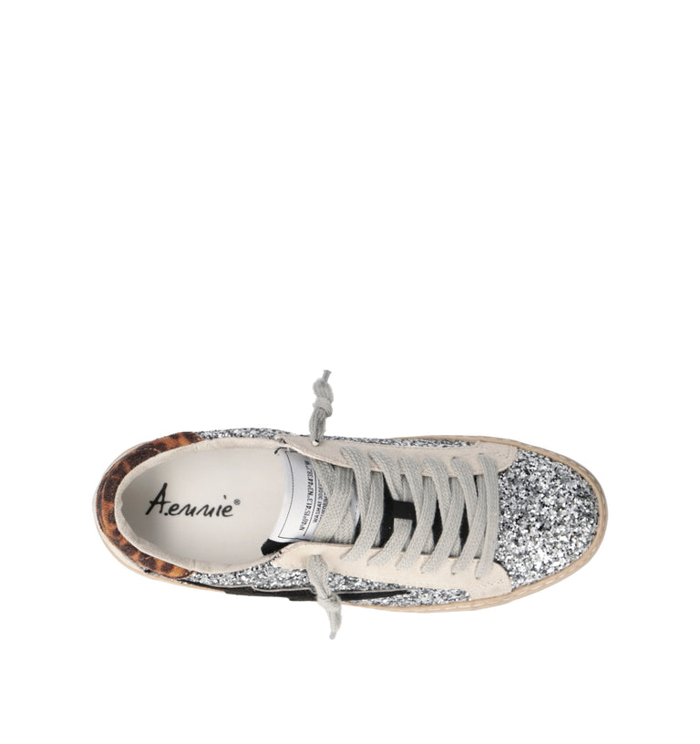 A.ENNIE Sneaker donna argento