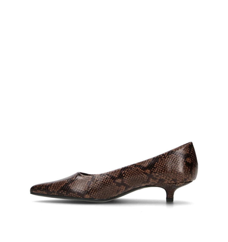 A.ENNIE Décolleté donna marrone