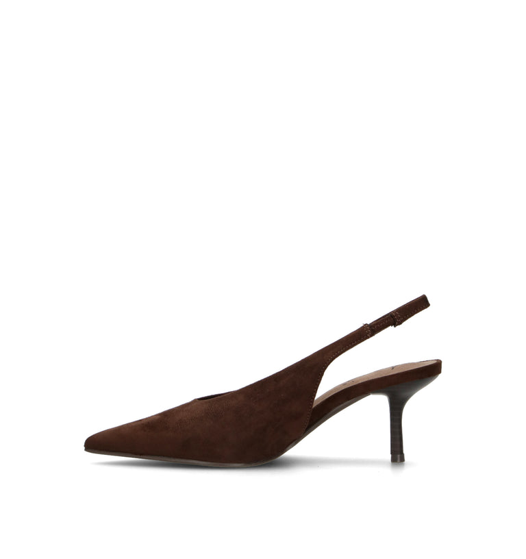 A.ENNIE Slingback donna marrone