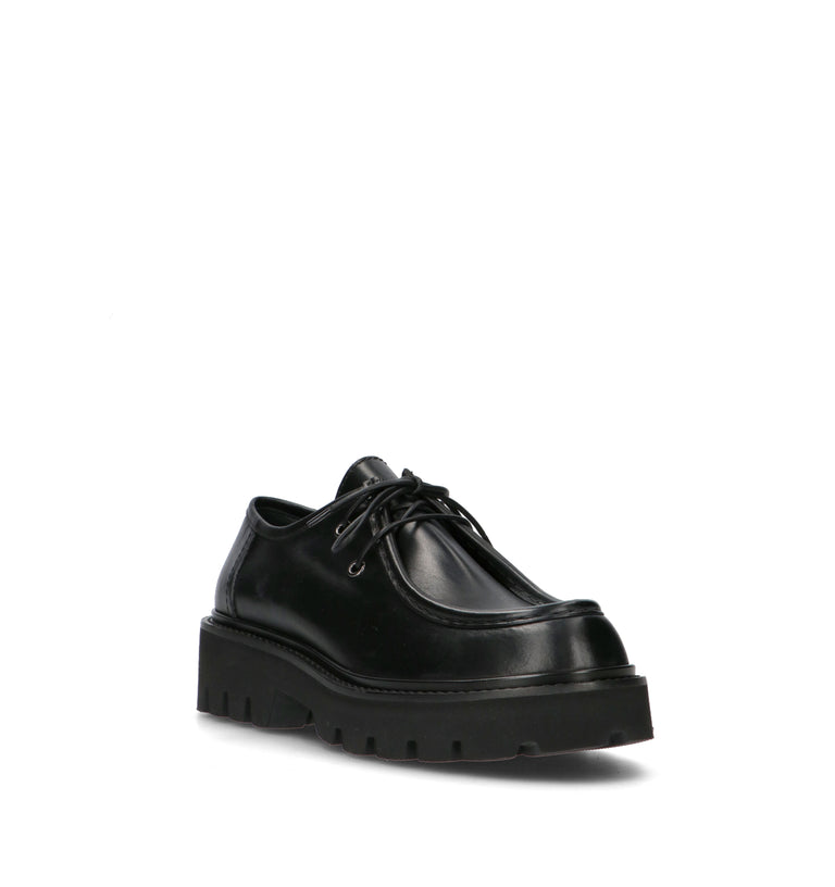 PREMIATA Stringata donna nera in pelle