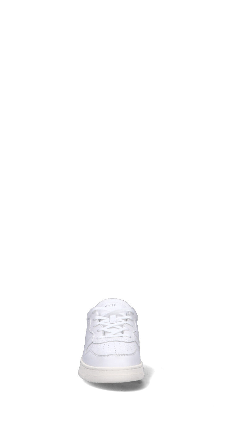 D.A.T.E. - COURT Sneaker uomo bianca/rossa in pelle
