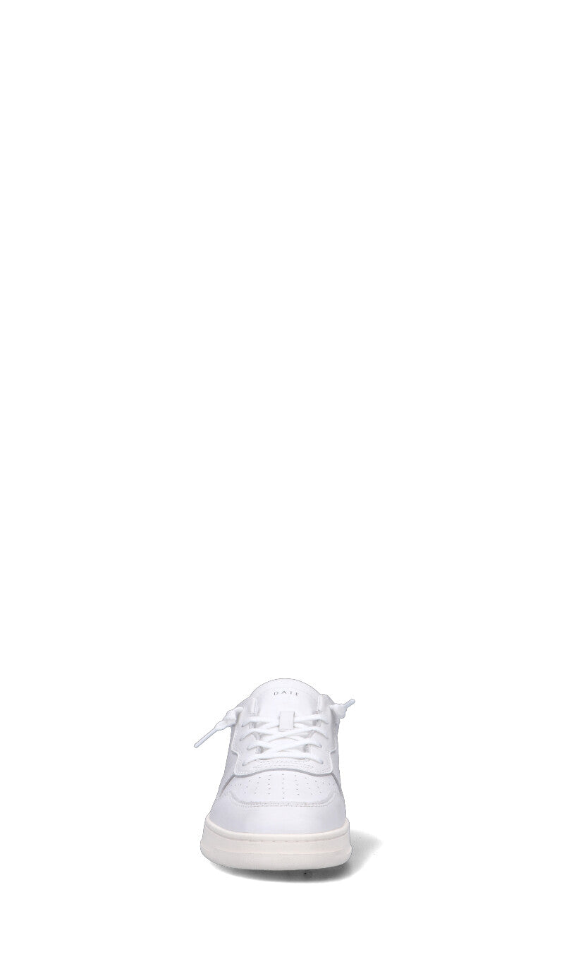 D.A.T.E. COURT CALF Sneaker umo bianca/nera in pelle