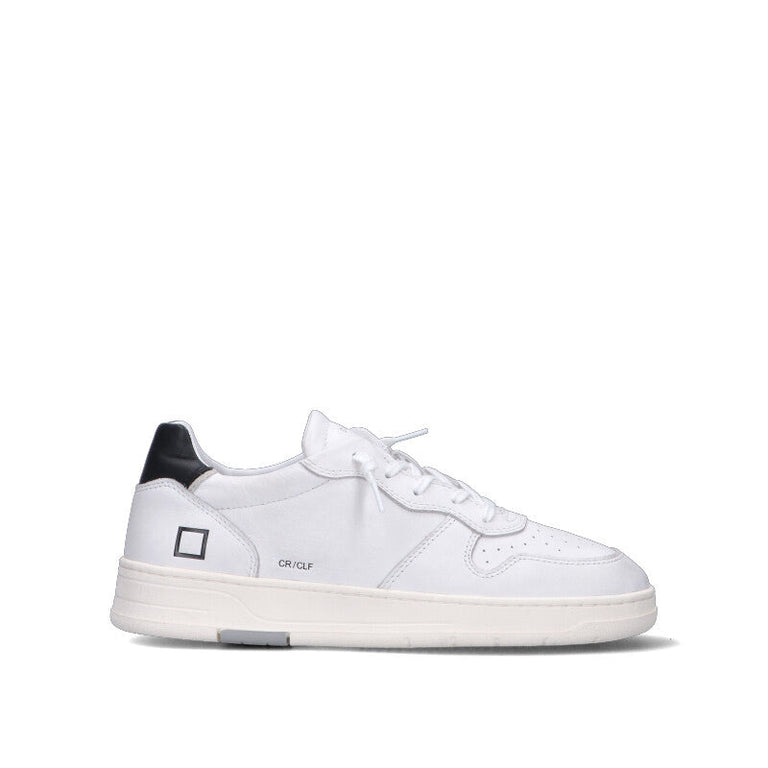 D.A.T.E. COURT CALF Sneaker umo bianca/nera in pelle