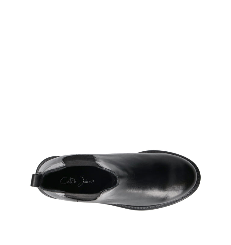 CATCH JUICE Beatles donna nero in pelle
