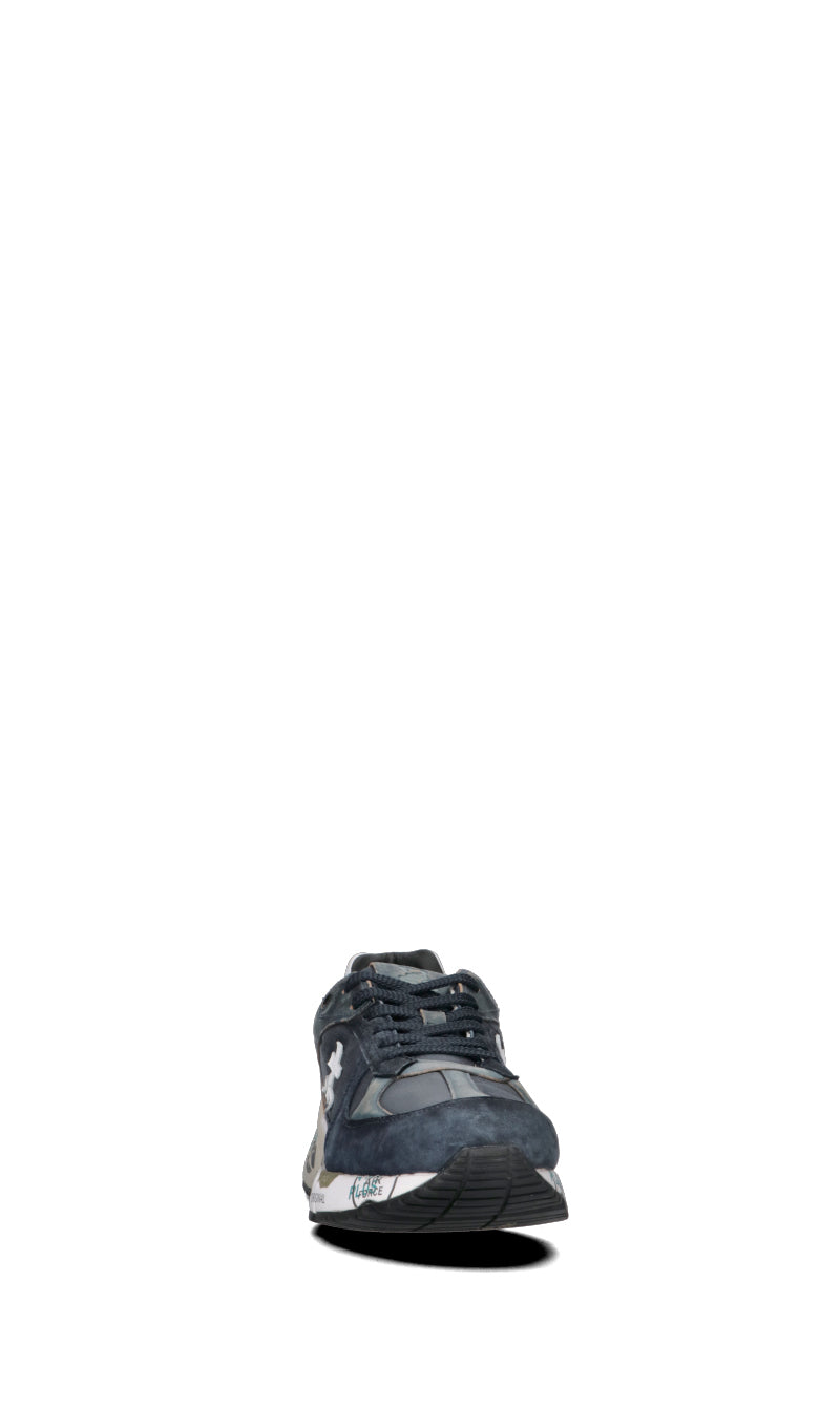 PREMIATA MASE Sneaker trendy uomo blu in pelle/tessuto