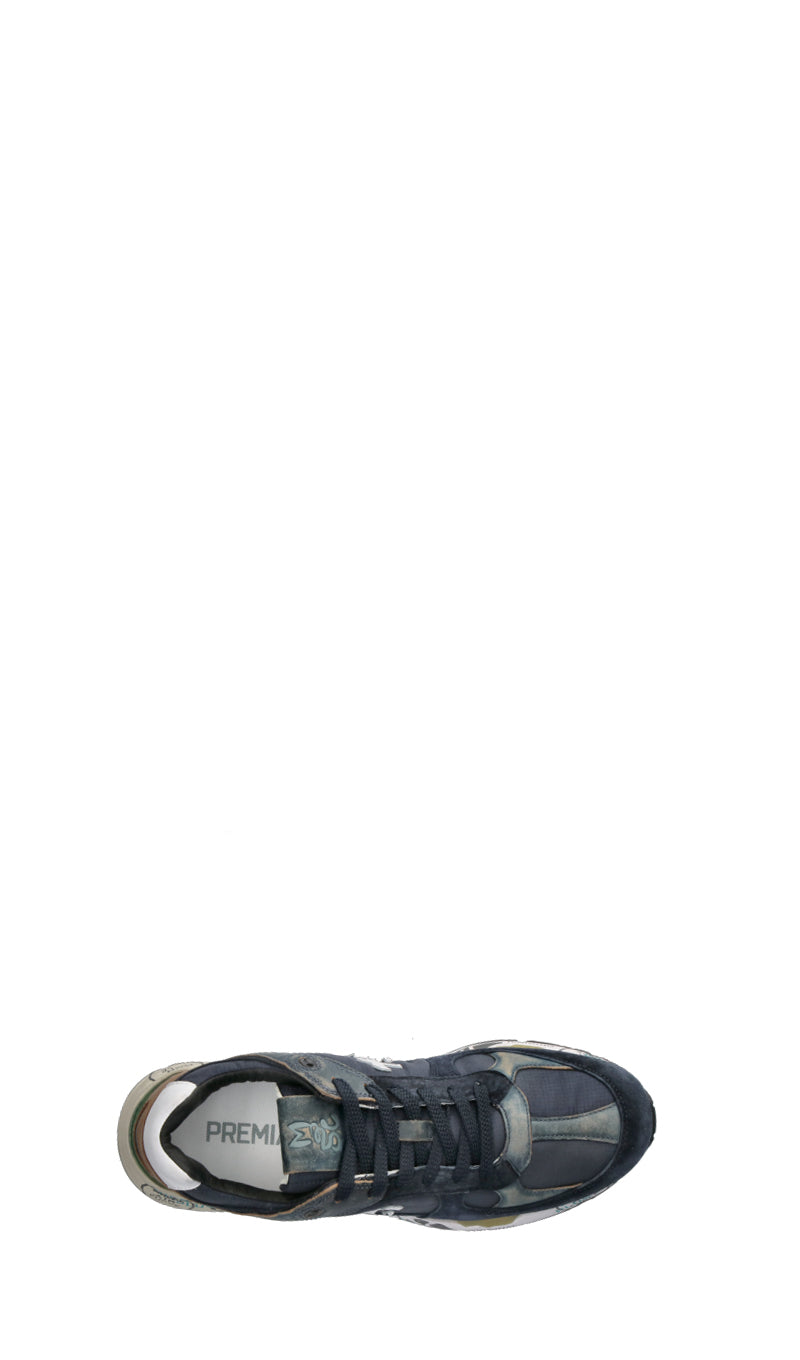 PREMIATA MASE Sneaker trendy uomo blu in pelle/tessuto