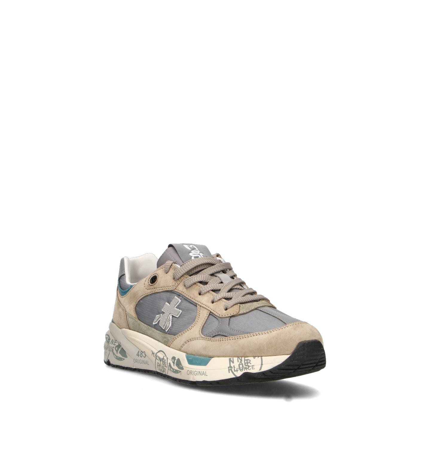 PREMIATA Sneaker uomo grigia/beige